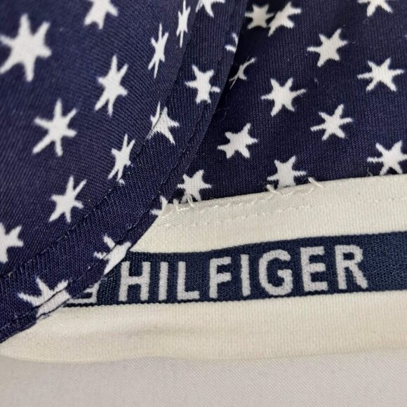 Tommy Hilfiger Size 36B Micro Push Up Bra Navy Blue White Stars Adj Straps NWOT - Picture 5 of 14